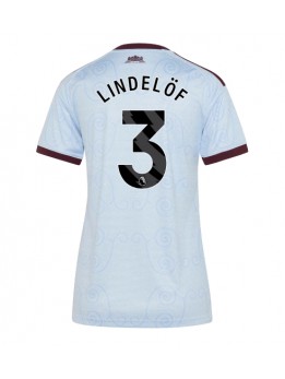 Aston Villa Victor Lindelof #3 Replika Tredje Kläder Dam 2026-27 Kortärmad